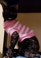 img 1 attached to Soft And Warm Striped Sweater For Cats And Small Dogs - High Stretch, Perfect For Male And Female Kittens - Knitwear Pet Clothes review by Wayne Espinoza