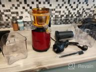img 2 attached to Auger juicer Kitfort KT-1102-2, burgundy review by Michal Wjcik ᠌