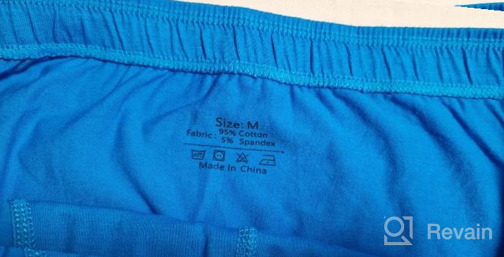 img 1 attached to 🩲 Molasus Men's Breathable Cotton Briefs Underwear with No Fly and Covered Waistband - Available in Sizes S-3XL review by Charles Lewis