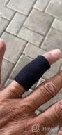 img 1 attached to Relieve Pain And Boost Performance: Senkary 20-Piece Finger Sleeve Protectors With Thumb Brace Support And Elastic Compression In Blue And Black review by Clinton Youmans