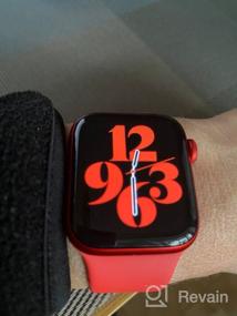 img 8 attached to Обновленные часы Apple Watch Series 6 (40 мм) - (Продукт) Красный алюминиевый корпус с сотовой связью и GPS и красным спортивным ремешком