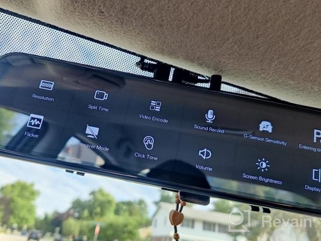img 1 attached to Drive With Confidence: WOLFBOX Rear View Mirror Camera With Front And Rear 4K+2.5K, Full Touch Screen, Night Vision, And Parking Assist review by Melvin Balamani