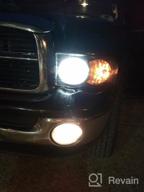 img 1 attached to LED Fog Lights Passing Lamps For Dodge Ram 1500/2500/3500 Pickups 2002-2009 & Durango 2004-2006, Upgraded XPCTD Black Truck Fog Lights review by Jeff Hall