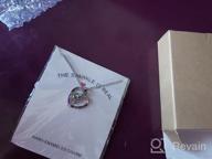 img 1 attached to 🌈 Girls' Unicorn Necklace with Enchanting Message - Adorable Birthday Jewelry review by Shakira Anderson