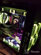 img 1 attached to EATX/ATX PC Gaming Case With 5 RGB PWM Fans & 2 LED Strips - Anidees AI Crystal Cube AR V3 Dual Chamber Tempered Glass review by Sean Skinner