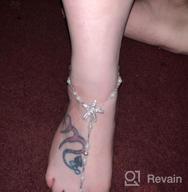 img 1 attached to Add Elegance To Your Beach Wedding Look With Bienvenu Pearl Anklet Chain Bracelet Set review by Bethany Green