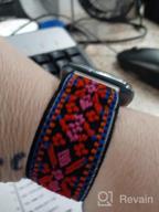 img 1 attached to Fitbit Versa 3 Smartwatch Replacement Band: TOYOUTHS Elastic Nylon Fabric Strap For Women & Men review by Sean Andrews