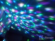img 1 attached to Remote Controlled Lukasa Sound-Activated Disco Party Lights With 7 RGB Modes For Atmosphere, Strobe Light Effects, Ideal For Home Dance Room, DJ, Bar, Karaoke Nightclub, Xmas, Wedding, And Pub Shows review by James Richardson