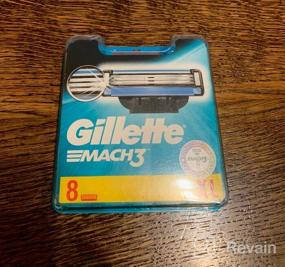img 7 attached to Запасные кассеты для бритвы Gillette Mach 3 Turbo Razor - 8 штук (может отличаться).