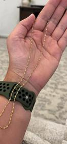 img 7 attached to 24k Real Gold Plated Twisted Nugget Chain Necklace by Lifetime Jewelry - 1.2mm