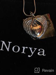 img 7 attached to Norya God embraces you with sparkling Angel Wing Diamond Cremation Jewelry Keepsake Memorial Urn Necklace