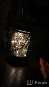 img 7 attached to Transform Your Outdoor Space With Multicolor Solar Mason Jar Lights - Weatherproof Fairy Lights For Patio Or Garden