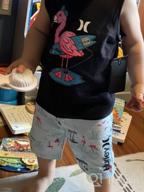 img 1 attached to Hurley Toddler Shorts 2 Piece Flamingo Boys' Clothing review by Russ Freeman