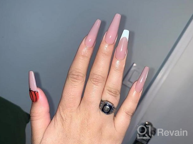 img 1 attached to Get Glam With AddFavor'S 400Pcs Full Cover Ballerina Coffin False Nail Tips - Perfect For DIY Nail Art Decorations! review by Martin Masaniai