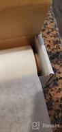 img 1 attached to SMARTAKE Non-Stick Parchment Paper Roll, 13 In X 164 Ft (177 Sq. Ft) For Baking, Cooking, Air Fryer, Steamer, Kitchen, Cookies, Bread, And More - White Baking Pan Liner review by Josh Culotta