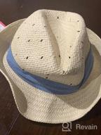 img 1 attached to LLmoway Breathable Boys' Fedora Hat for Toddlers and Infants - Stylish Accessories for Boys review by David Perez