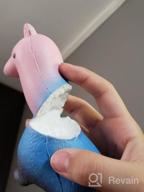 img 1 attached to 🦙 Anboor Galaxy Alpaca Squishies - Slow Rising Kawaii Scented Soft Sheep Lamb Animal Toys review by Marcos Oner