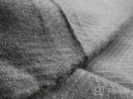 img 1 attached to Herringbone Gray Summer Throw Blanket | Lightweight Soft Boho Decorative Blanket With Fringe For Bed Sofa Couch Outdoor 55'' X 75'' review by Matthew Sytniak