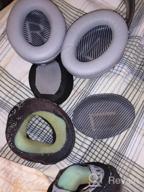 картинка 1 прикреплена к отзыву Silver Replacement Ear-Pads Cushions For Bose QuietComfort-35 (QC-35) & QC-35 II Over-Ear Headphones от Justin Bishop
