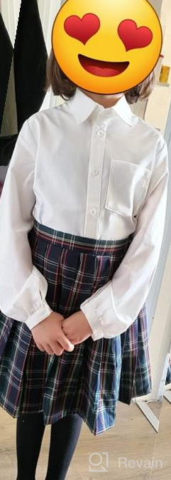 img 1 attached to Trendy Tartan Girls Skirt: Ideal School Uniform for Girls' Clothing review by Beth Westra