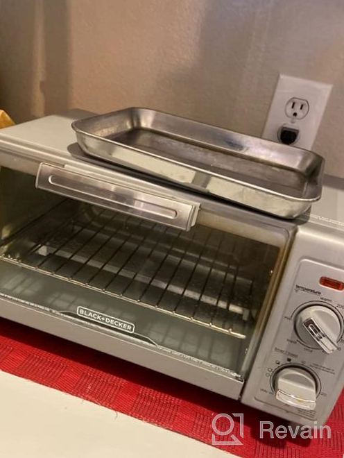 img 1 attached to 🍪 Set of 2 Stainless Steel Baking Sheets, Deedro Metal Cookie Sheet Oven Tray, Non-Toxic & Heavy-Duty, Rust-Free & Mirror Finish, Easy to Clean & Dishwasher Safe, 16 x 12 x 1 Inch review by Christopher Ruth