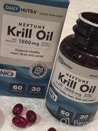 img 1 attached to DailyNutra Neptune Krill Oil 1000Mg High Absorption Omega-3 EPA DHA & Astaxanthin. Pure And Sustainable. Clinically Shown To Support Healthy Heart, Brain And Joints (30 Servings / 60 Softgels) review by Liz Howard