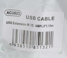 img 1 attached to Aopen USB to USB extension cable (ACU823), 10 m, transparent