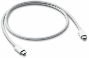img 1 attached to Apple Thunderbolt 3 - Thunderbolt 3 cable (MQ4H2ZM/A) 0.8 m