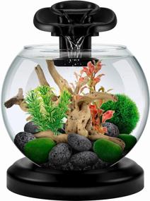 img 3 attached to Aquarium set 6.8 l (lighting, cover, filter) Tetra Cascade Globe Duo Waterfall black