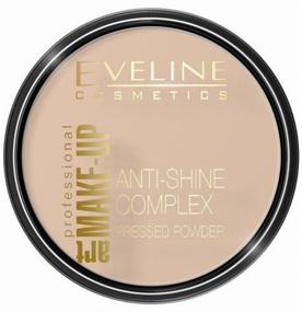 img 2 attached to Eveline Cosmetics Art Make-Up Professional Anti-Shine Complex Pressed Powder 32 Natural