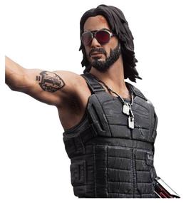 img 3 attached to Dark Horse Cyberpunk 2077 Johnny Silverhand Action Figure 25 cm