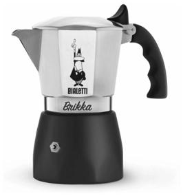 img 1 attached to Geyser coffee maker Bialetti New Brikka, 90 ml, silver/black