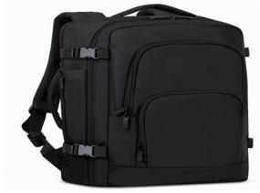 img 3 attached to Backpack for laptop Rivacase 8461 black 17.3”