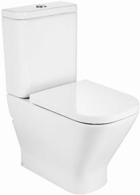 img 3 attached to 🚽 Toilet Seat Cover: Roca 801472004 Duroplast with Microlift White - Effective Hygiene Solution