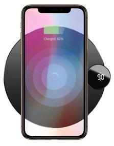 img 2 attached to Baseus Digital LED Display Wireless Charger in Black