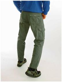 img 1 attached to Trousers Modniki - khaki, M-48 / men's insulated cargo pants