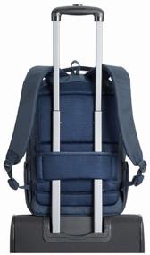 img 3 attached to Backpack RIVACASE 8460 dark blue