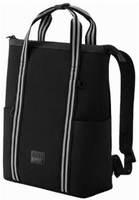 img 3 attached to NINETYGO Urban multifunctional commuting backpack, black
