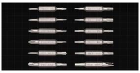 img 2 attached to Набор отверток для точных работ HOTO Precision screwdriver kit 24 in 1 QWLSD004, 13 предм. grey