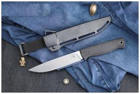 img 3 attached to Tourist knife Otus, AUS-8 steel, elastron handle