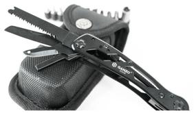 img 3 attached to Multitool pliers GANZO G202 black