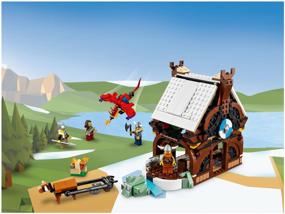 img 3 attached to LEGO Creator 31132 - Корабль викингов и змея Мидгард