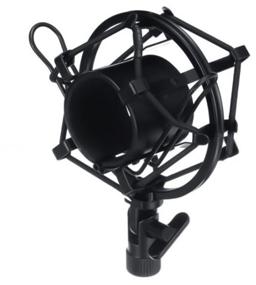 img 3 attached to NB-3570 Pantograph Desktop Microphone Stand with Metal Spider, Pop Filter and Windshield