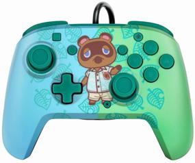 img 2 attached to Аксессуар Nintendo Switch: Проводной контроллер Faceoff Animal Crossing