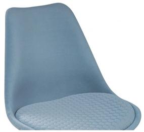 img 2 attached to Chair Woodville Bonuss, solid wood/velor, solid wood, color: light blue