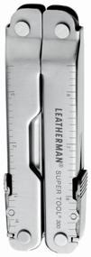 img 3 attached to Мультитул пассатижи LEATHERMAN Super tool (831183) с чехлом серебристый