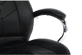img 3 attached to Computer chair Everprof Drift M for executive, upholstery: genuine leather, color: black