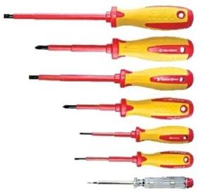 img 3 attached to Screwdriver set matrix 13355, 7 pred. , yellow