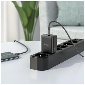 img 3 attached to 🔌 Hoco N18 Phenomenon 65W 3-Port (2C1A) Charger Set with Black Type-C to Type-C Compatibility