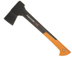 img 1 attached to 🪓 FISKARS X10-S Топор для плотника в стильном черно-оранжевом цвете - Высокопроизводительный инструмент для резки дерева.